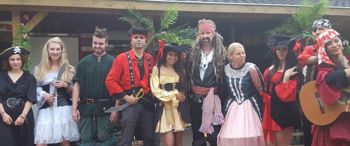 Fotocorner met piratenkleding